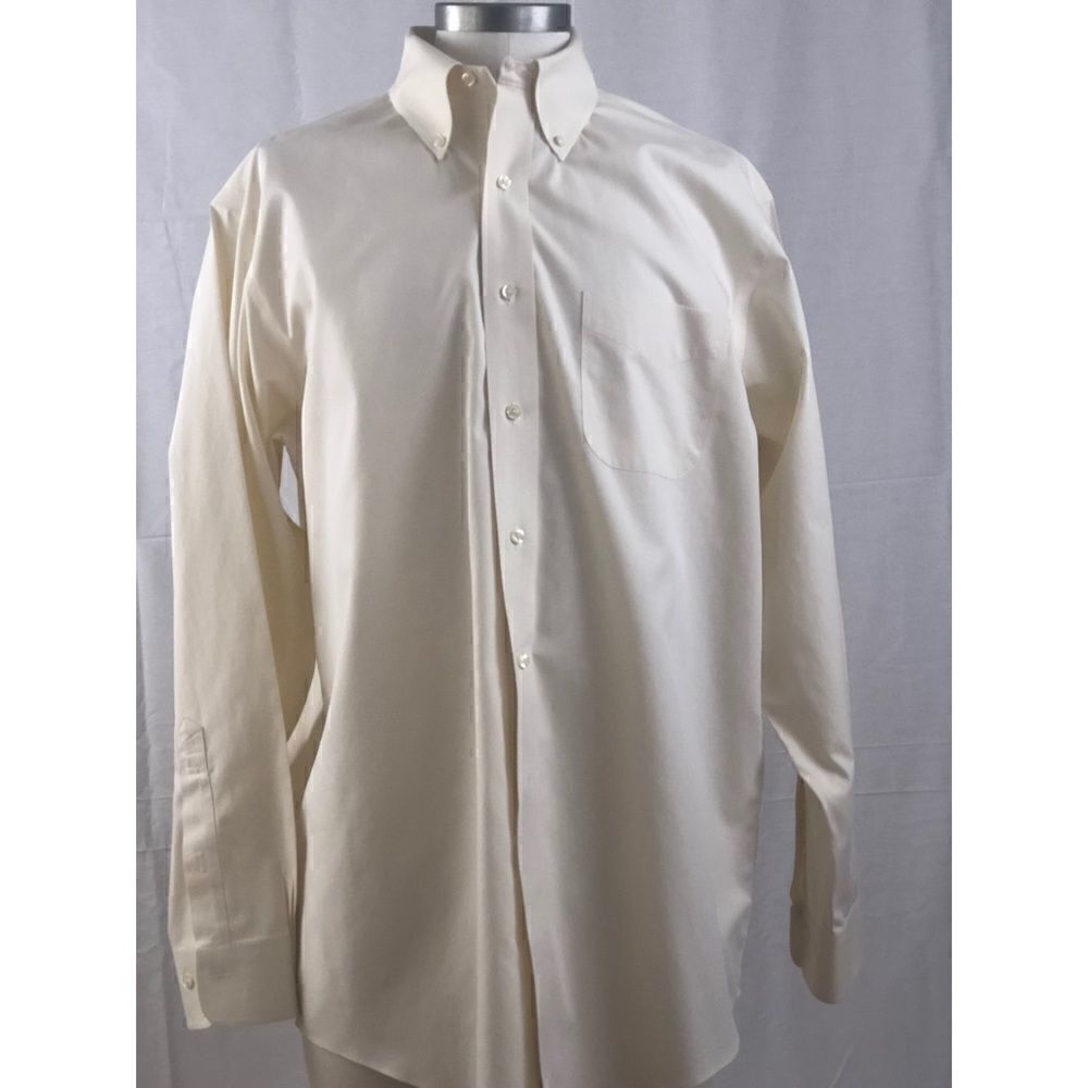 Brooks Brothers Yellow Polo Collared Button Down - Picture 2 of 4
